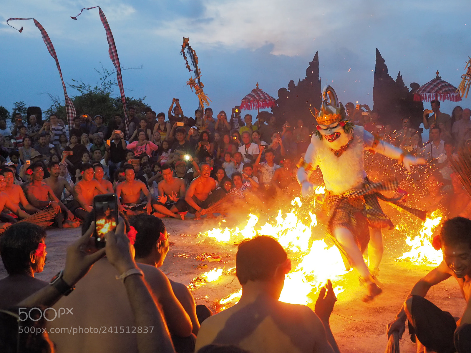 Olympus OM-D E-M1 sample photo. Kecak dance photography