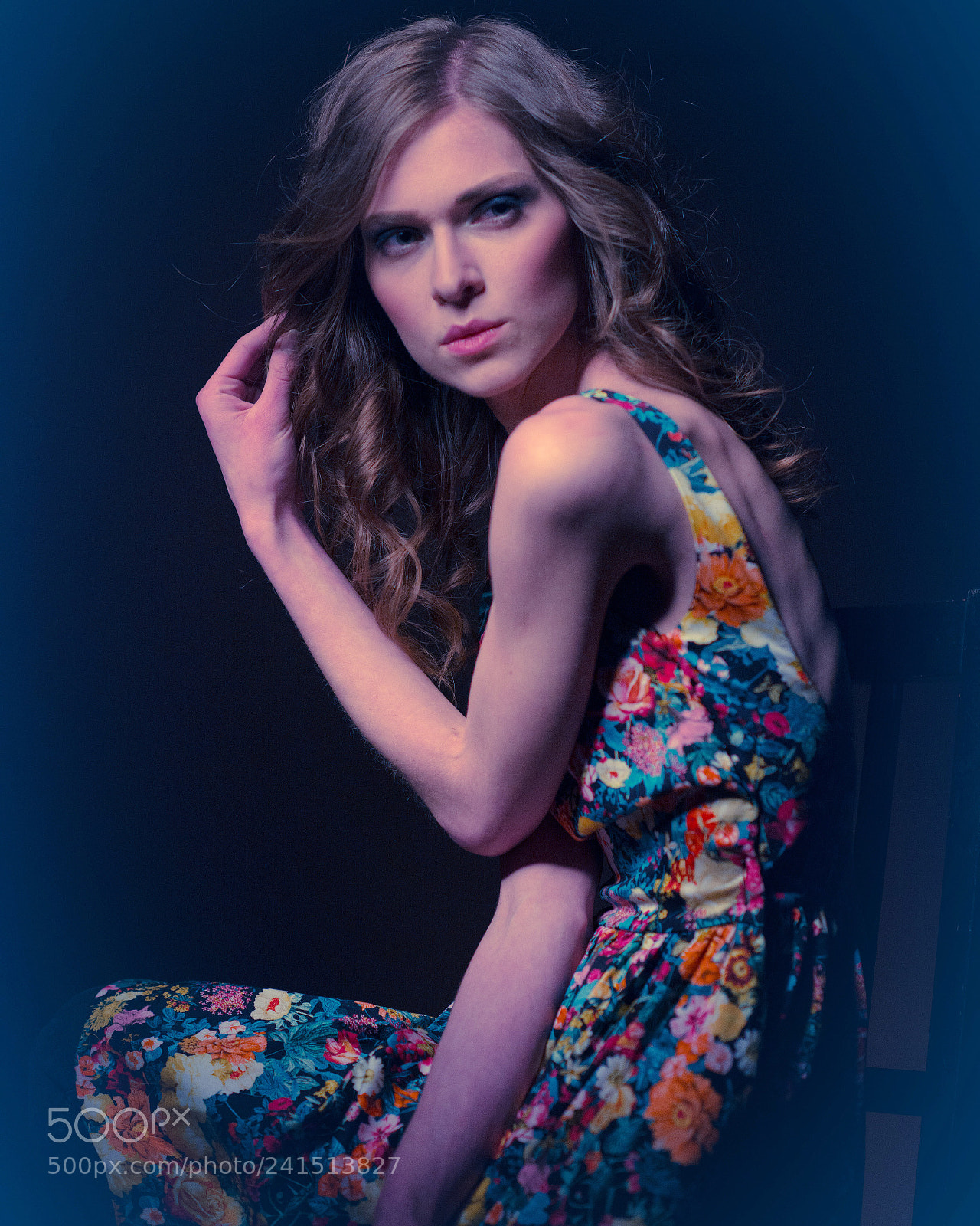 Nikon D800 sample photo. Girl in flowers ... photography