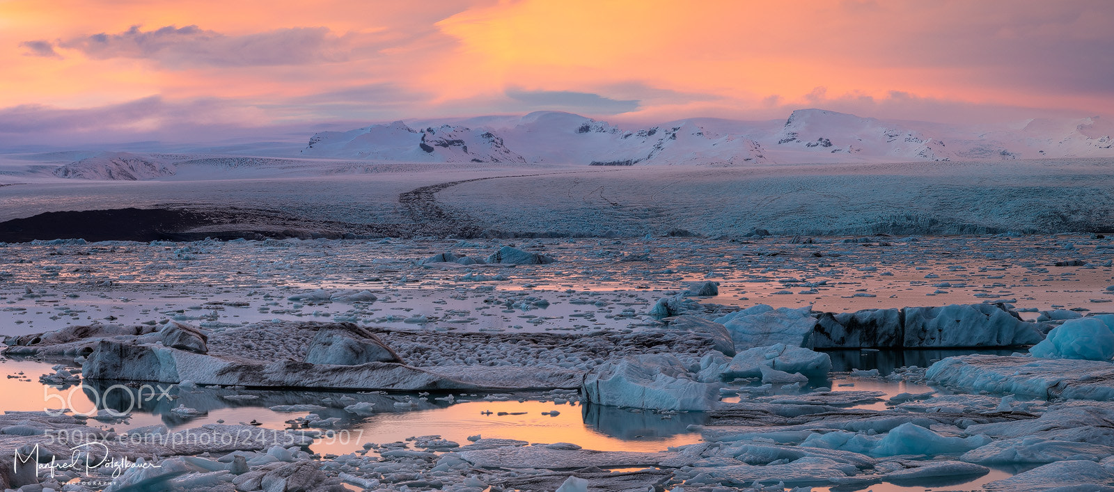 Sony a7R sample photo. Sunset at the glacer photography