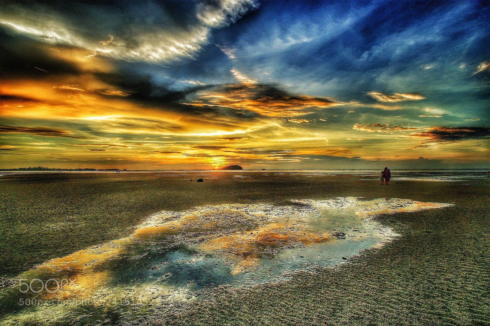 Sony Alpha DSLR-A380 sample photo. Sunset photography