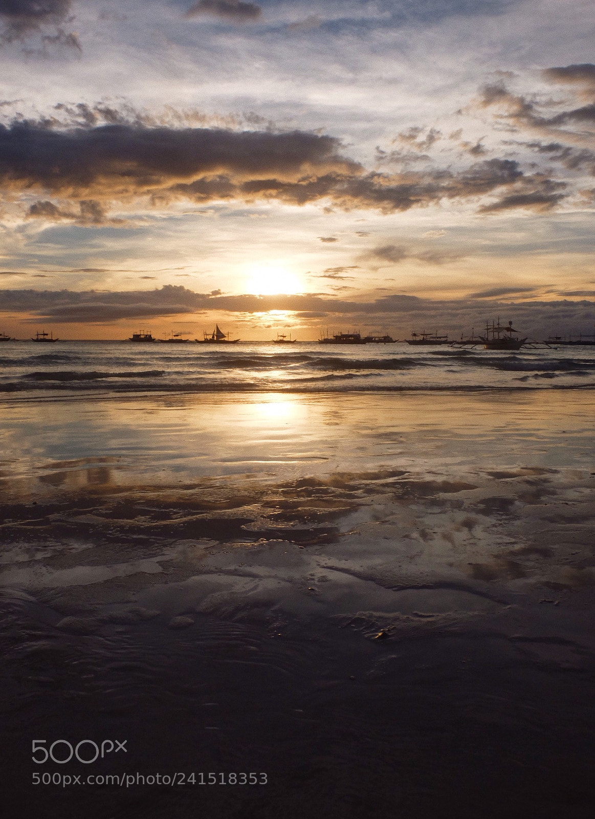 Fujifilm X30 sample photo. Boracay sunset photography