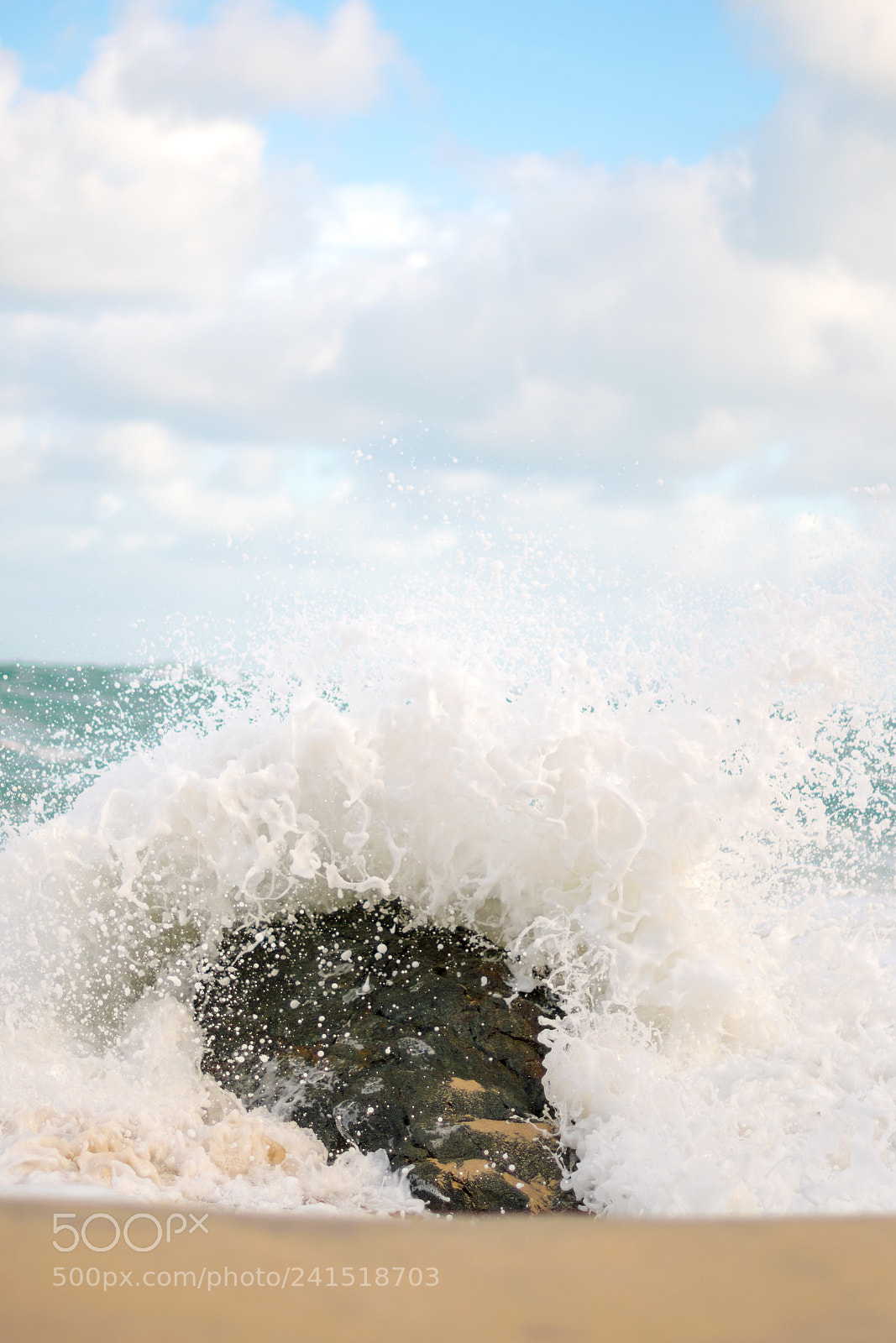 Nikon D500 sample photo. Waves crashing against a photography