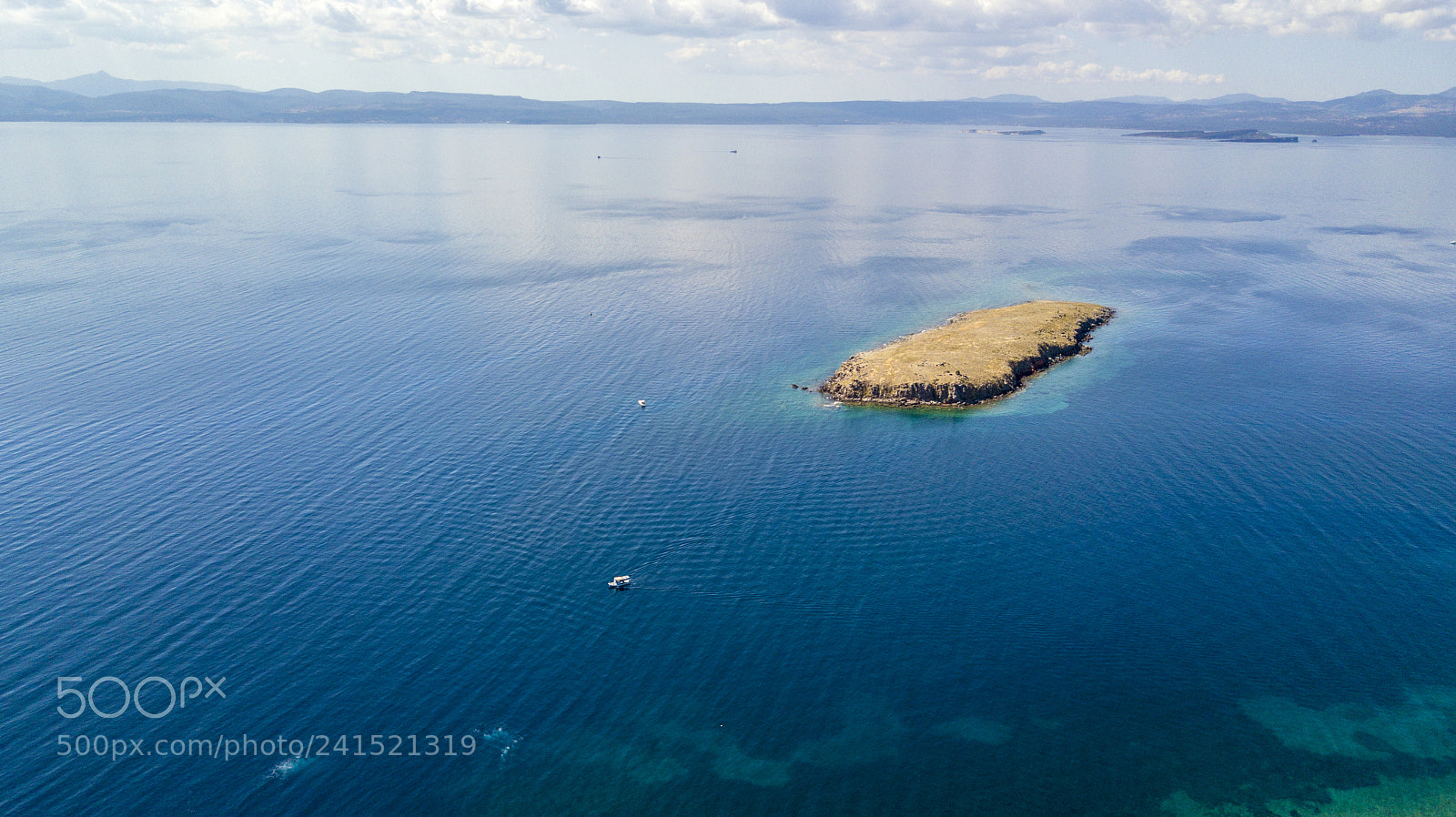 DJI FC220 sample photo. Lonely island photography