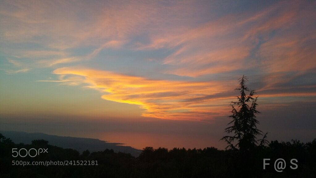 Samsung Galaxy Note4 sample photo. Sunset photography