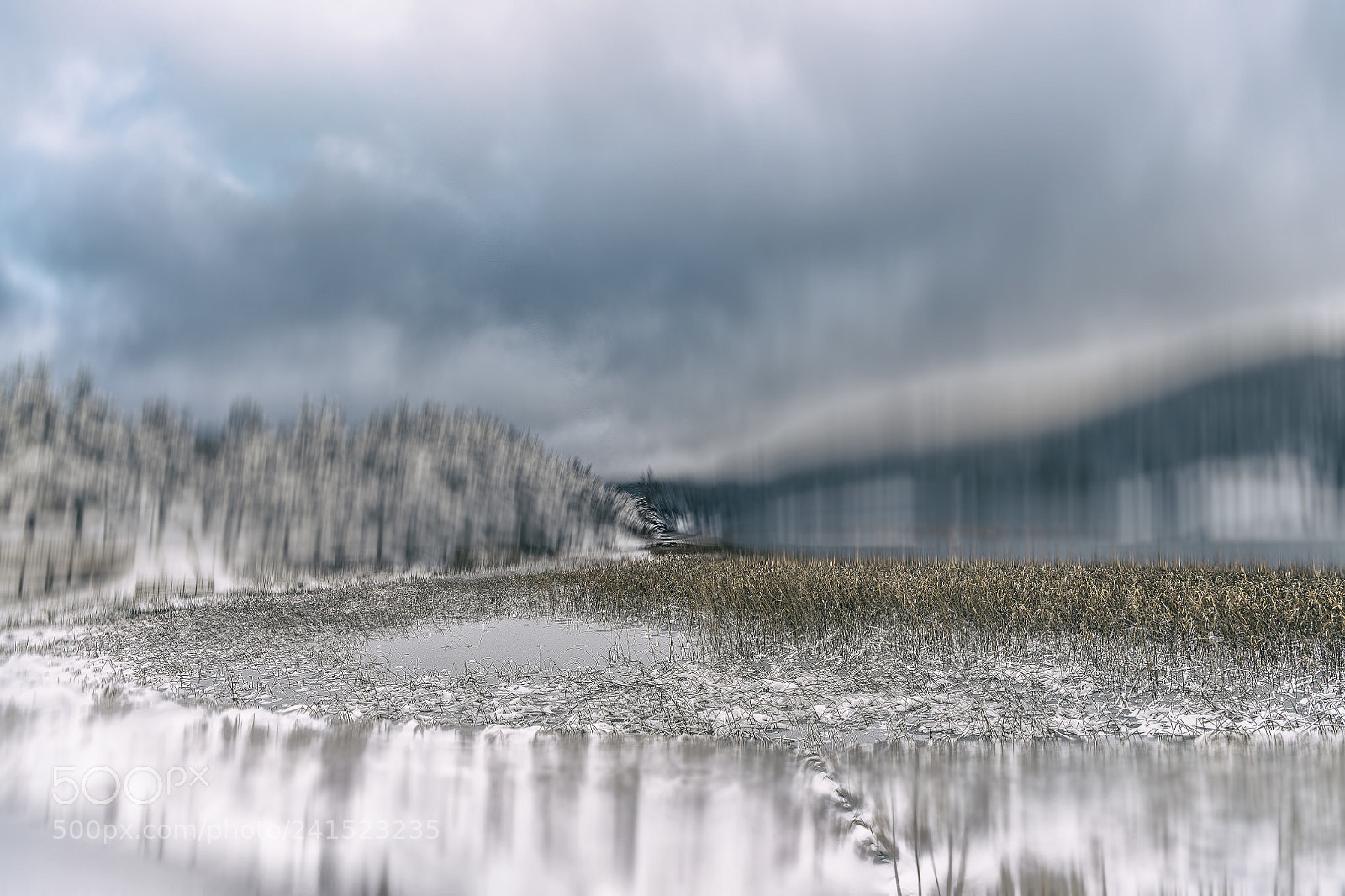 Nikon D850 sample photo. Frozen lake photography