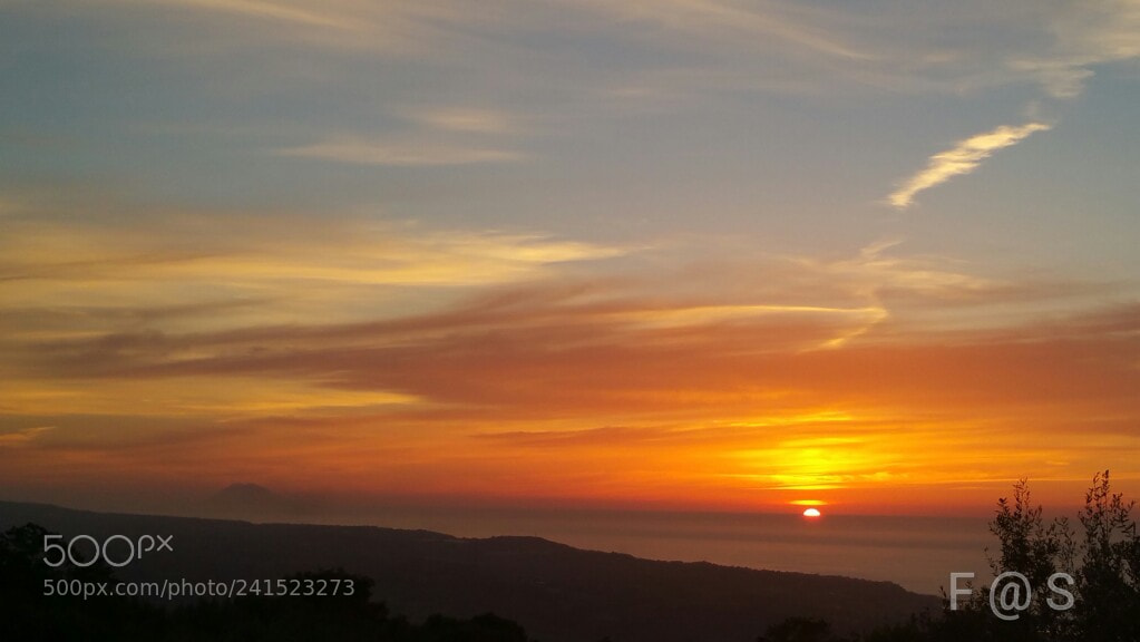 Samsung Galaxy Note4 sample photo. Sunset photography