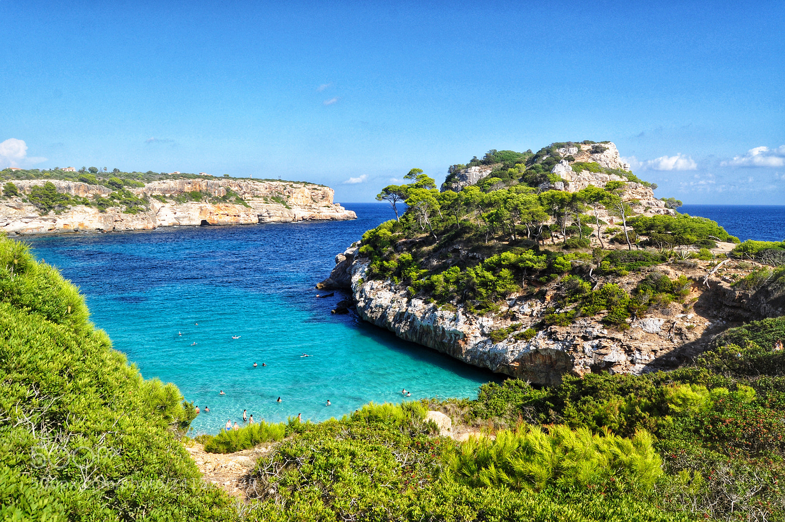 Nikon D5000 sample photo. Calo des moro beach photography