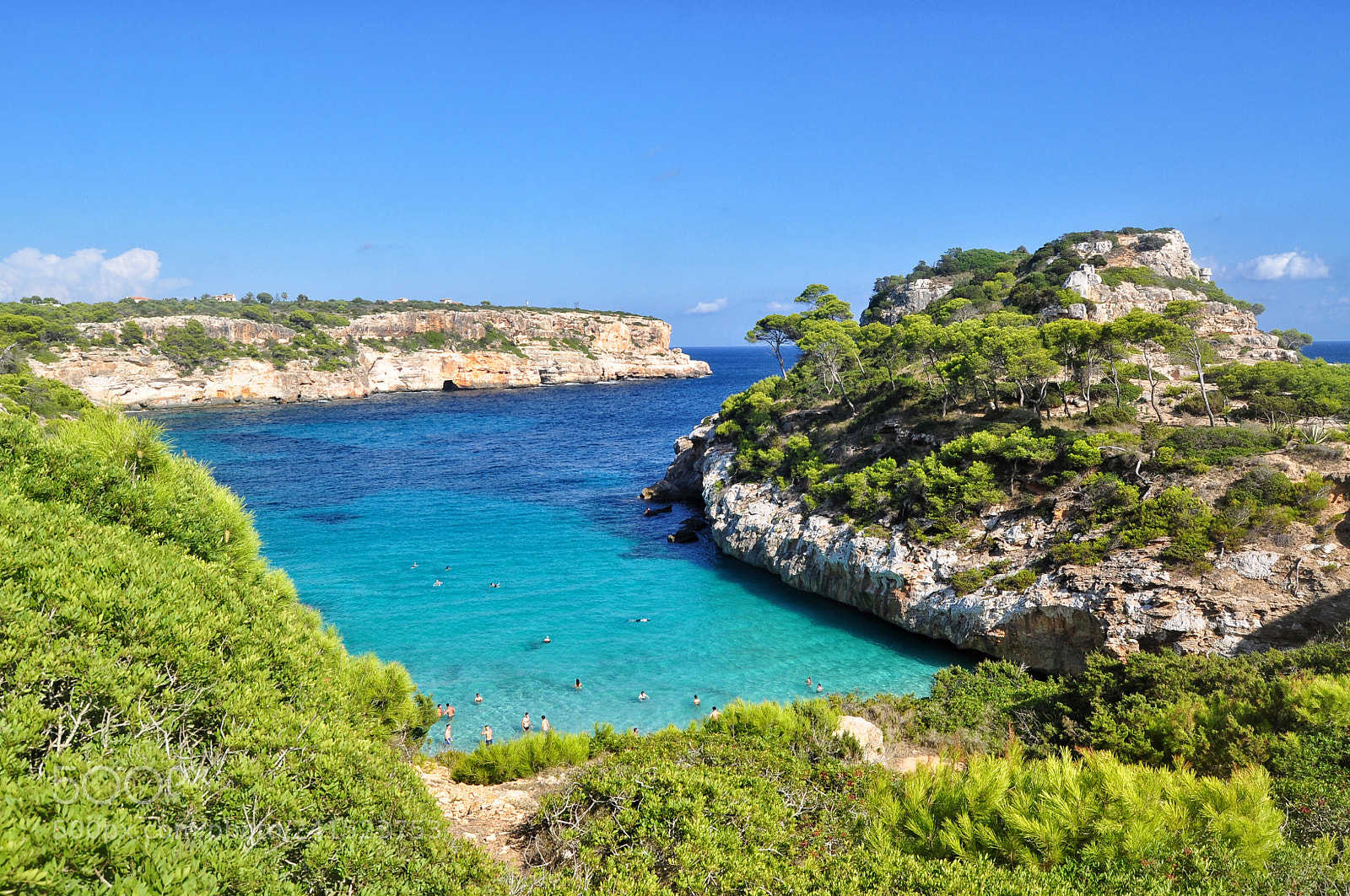 Nikon D5000 sample photo. Calo des moro beach photography