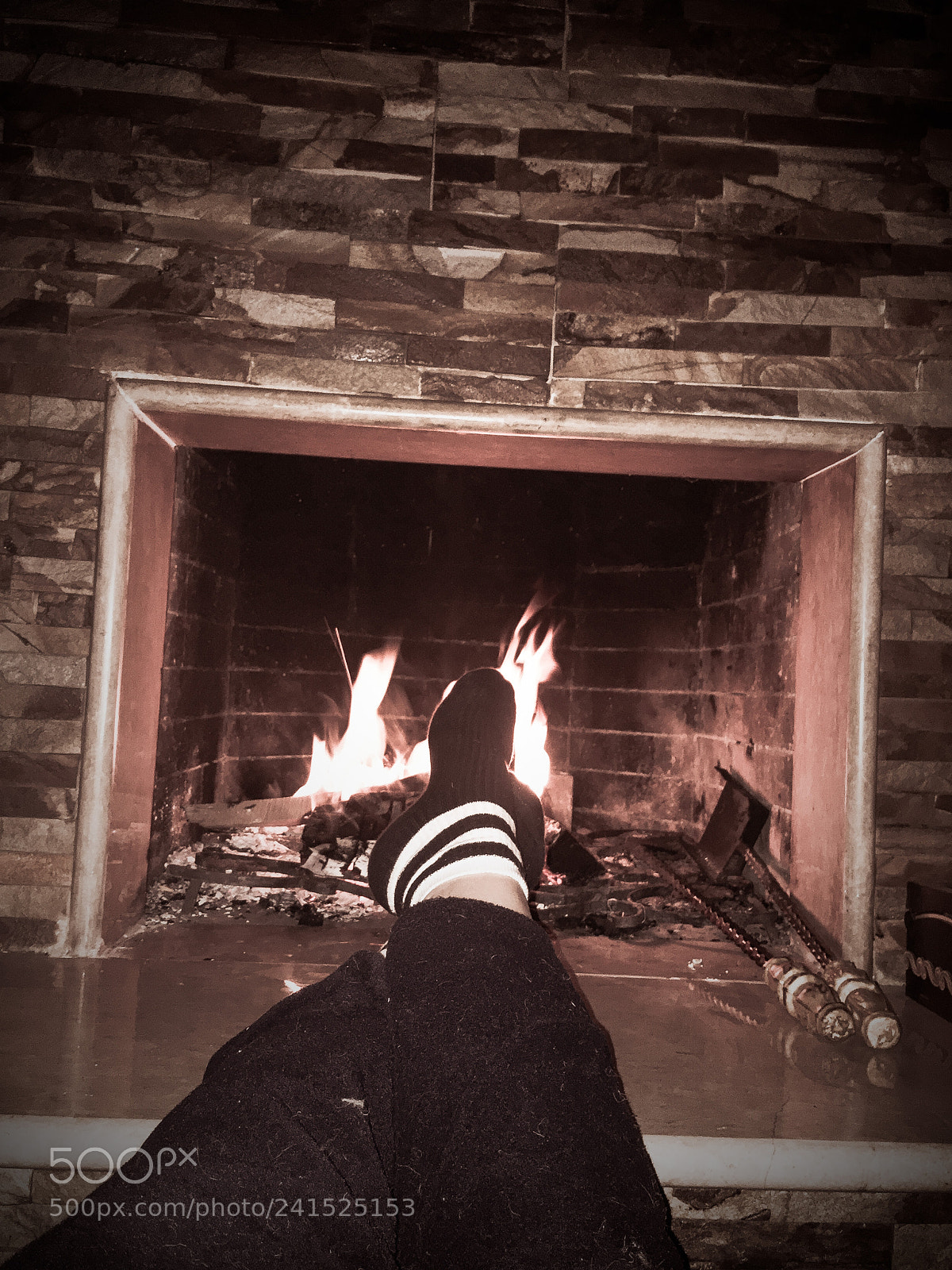 Apple iPhone 6 Plus sample photo. Fireplace photography