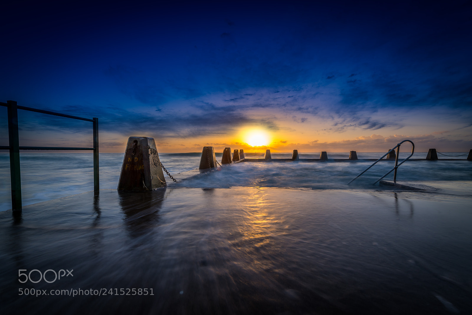 Nikon D850 sample photo. Sunrise tidal pool photography