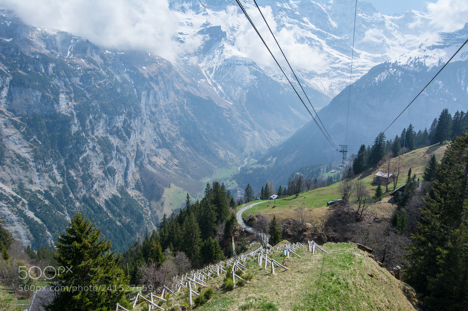 Nikon D7100 sample photo. Schilthorn cable car photography