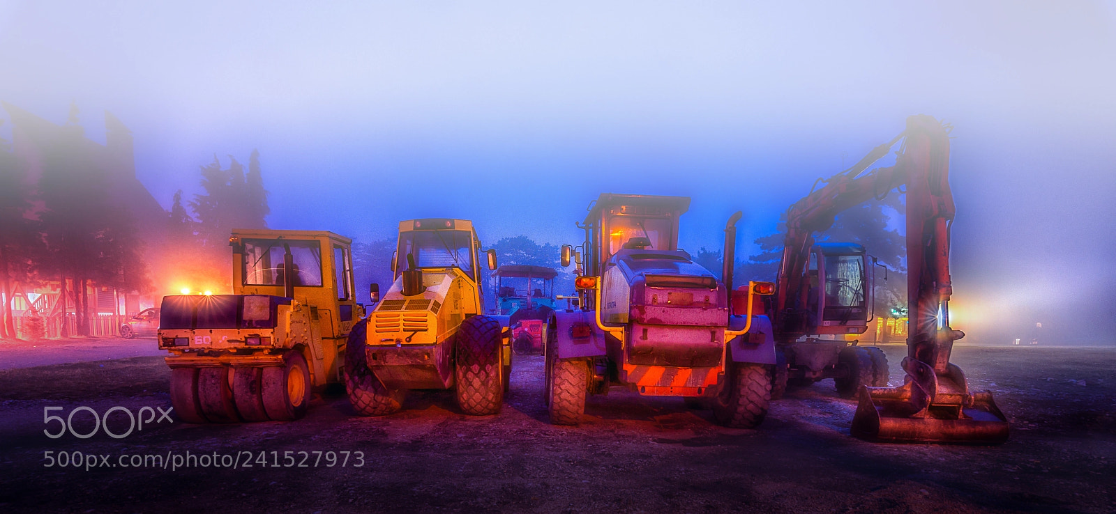 Nikon D800 sample photo. Working in the fog photography