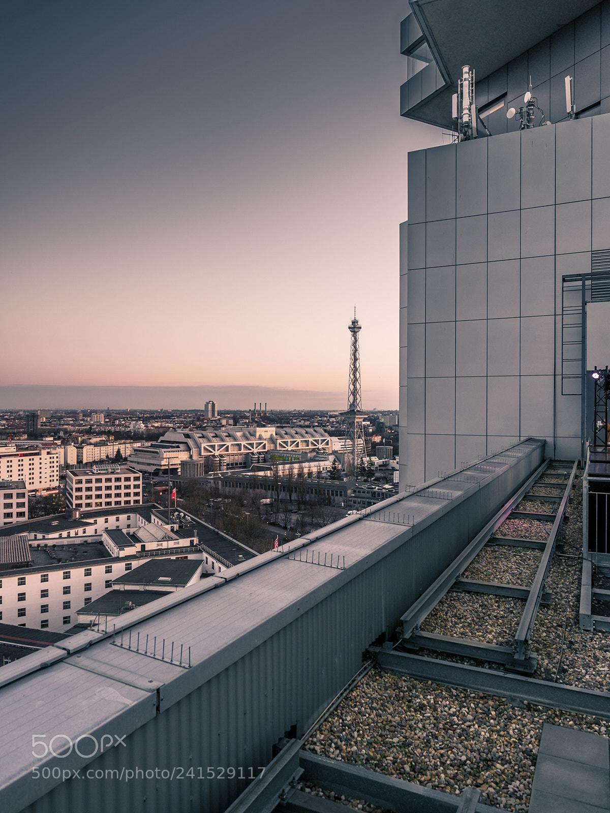 Olympus OM-D E-M1 Mark II sample photo. Rooftop view, berlin city photography