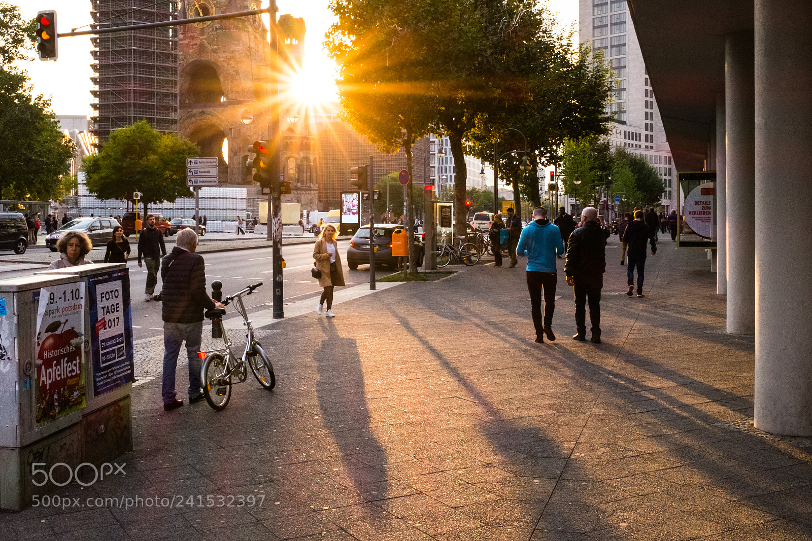 Fujifilm X100T sample photo. Berlin sunset photography