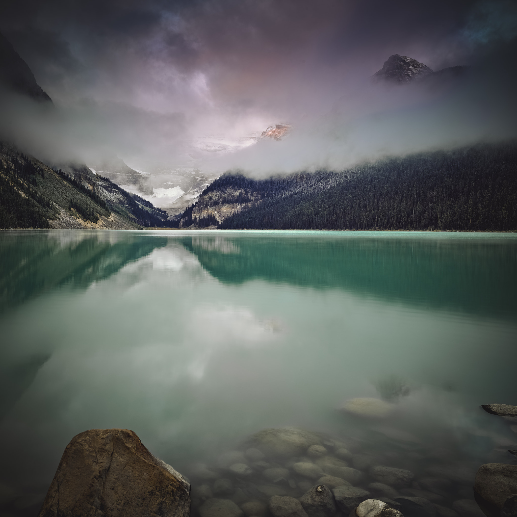 Phase One IQ3 100MP sample photo. Dreaming of lake louise photography