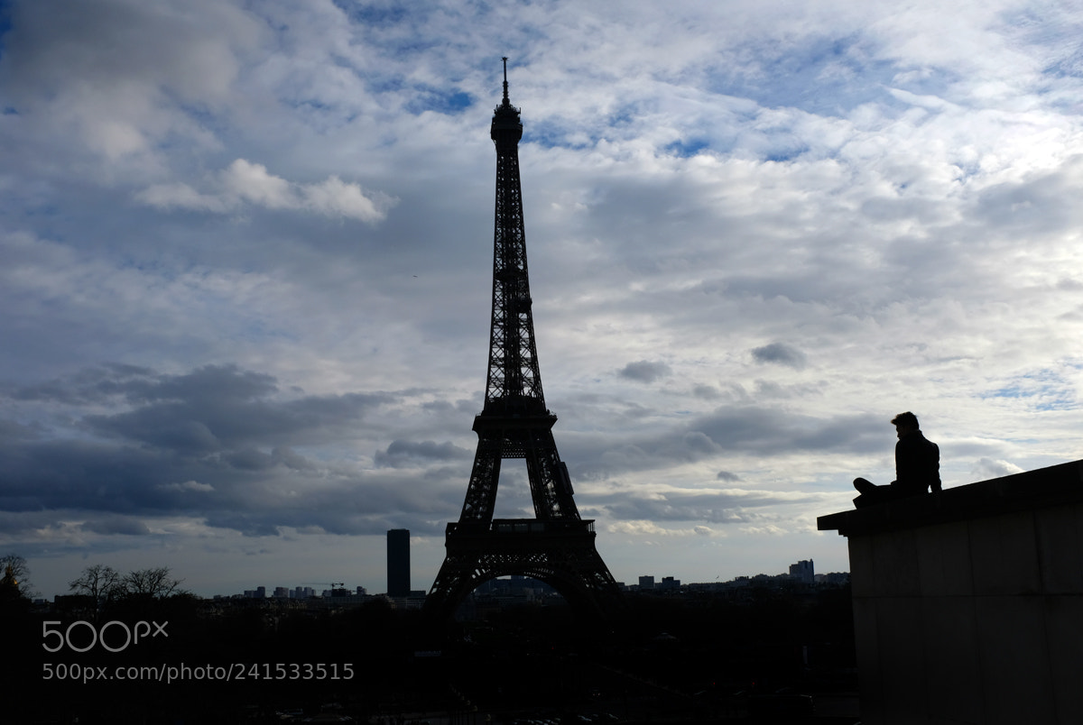 Fujifilm X100F sample photo. Eiffel skyline photography