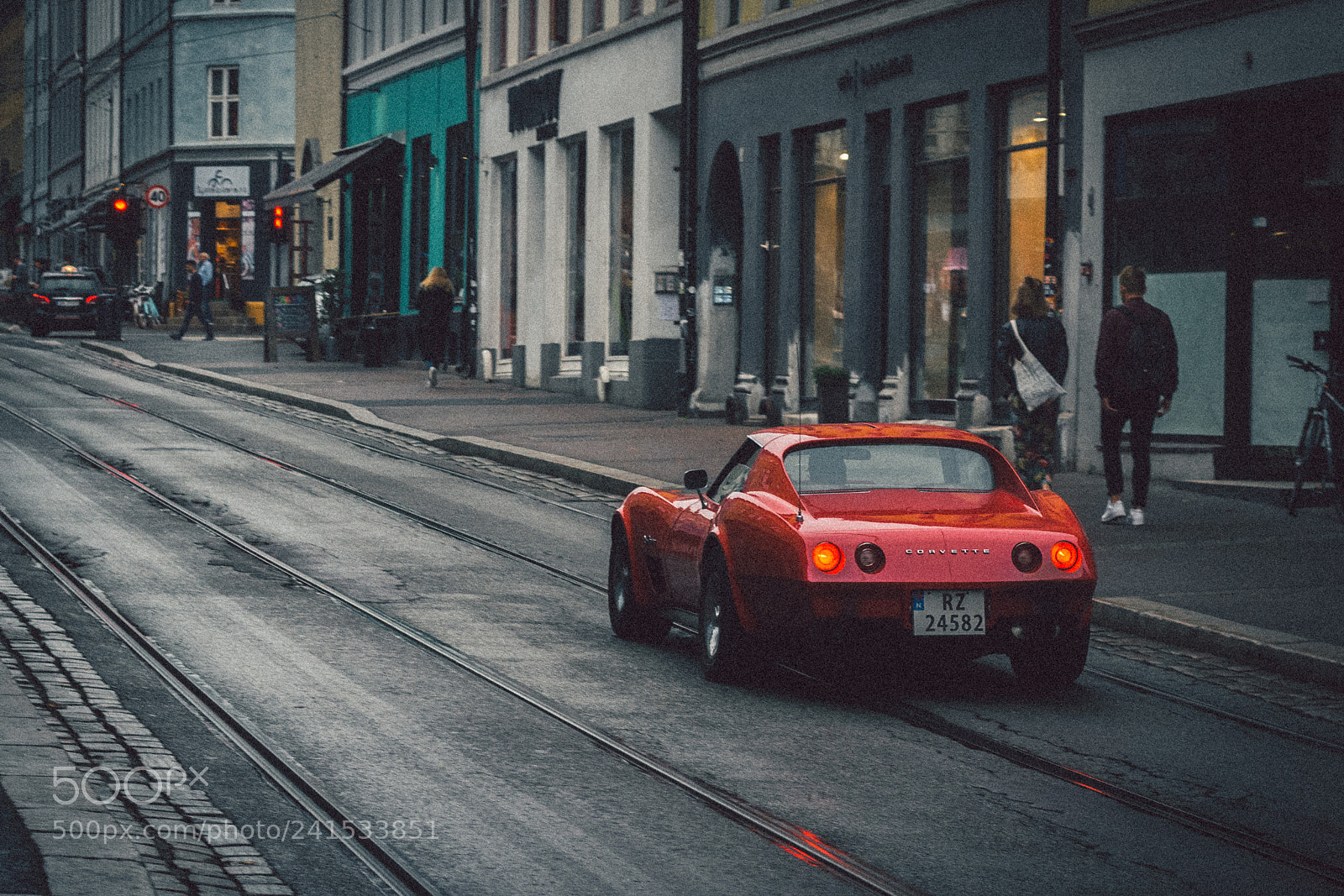 Nikon D7100 sample photo. Red corvette photography