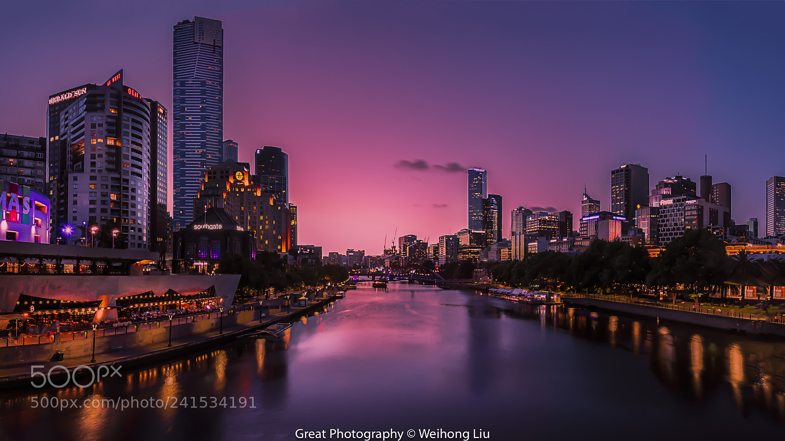 Nikon D810 sample photo. Melbourne night view at photography