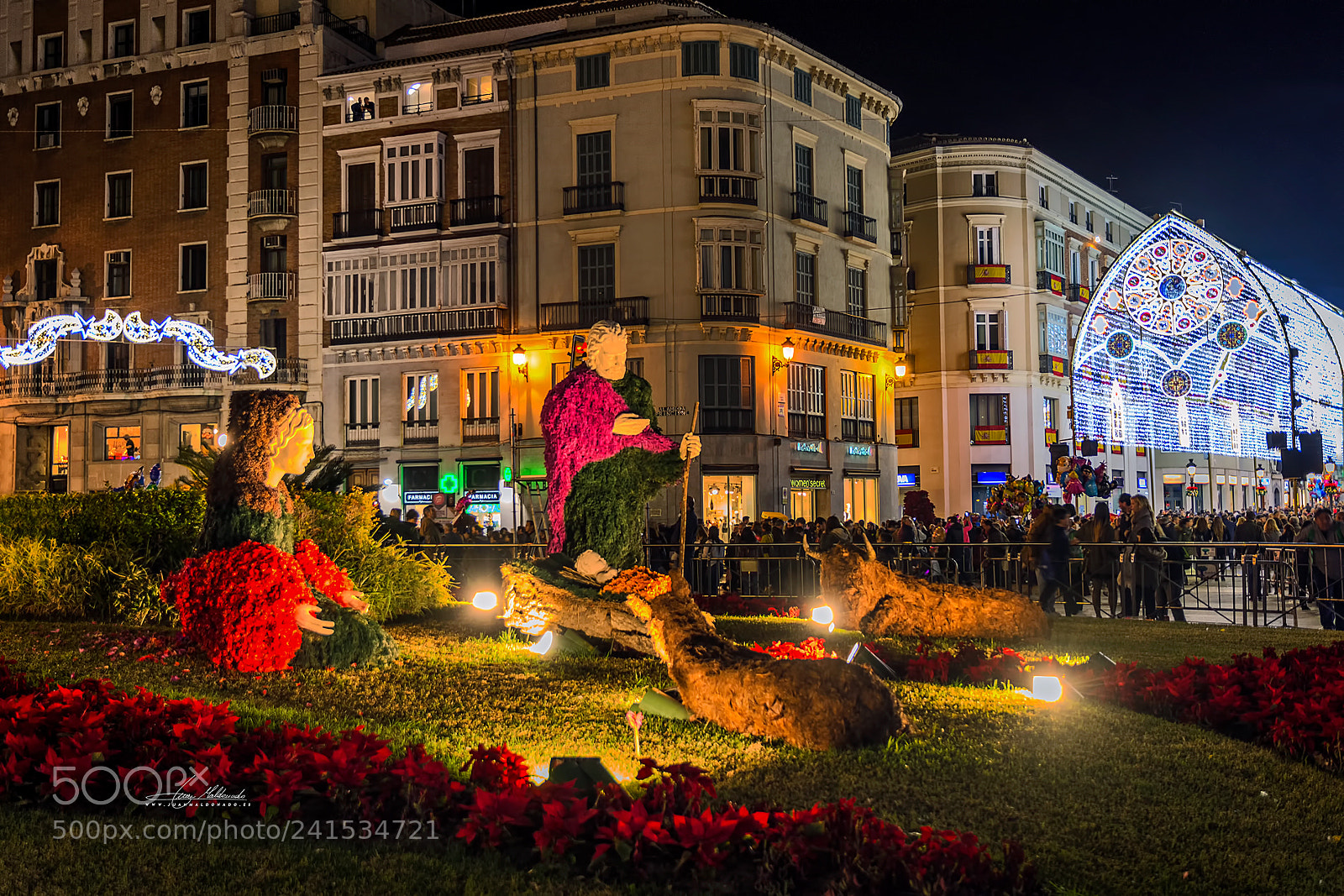 Nikon D7200 sample photo. Light show in malaga photography