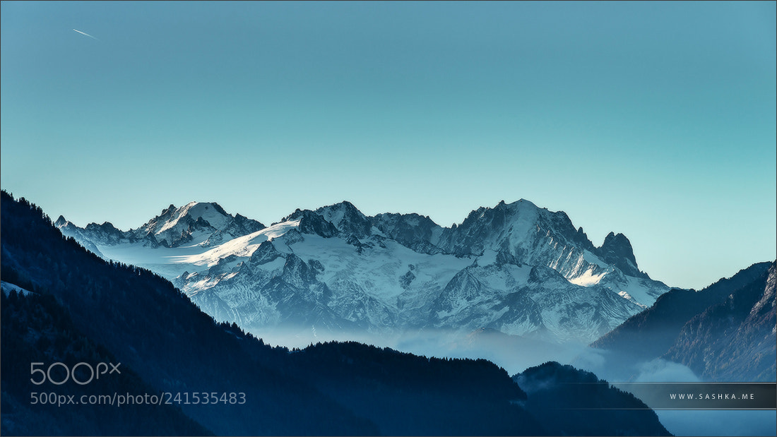 Sony Alpha a99 sample photo. Beautiful alpine peaks view photography
