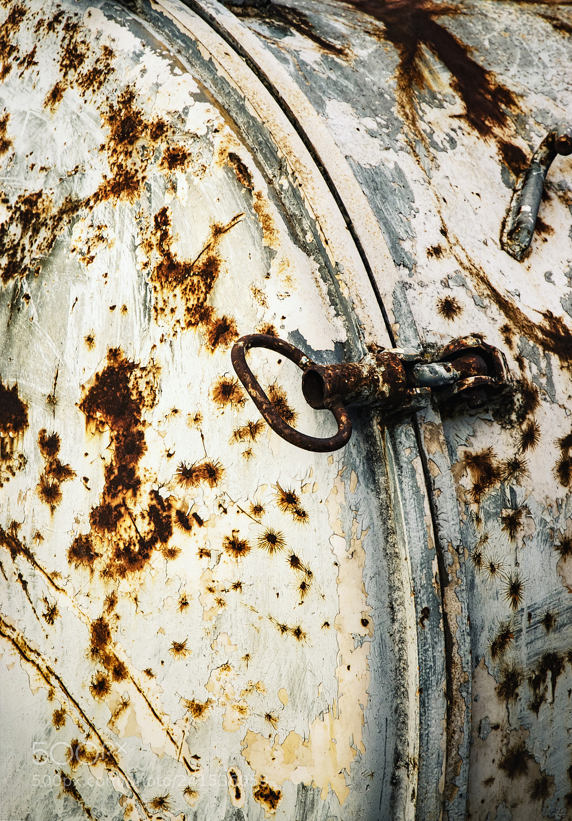 Nikon D5500 sample photo. Rusty lid on the photography