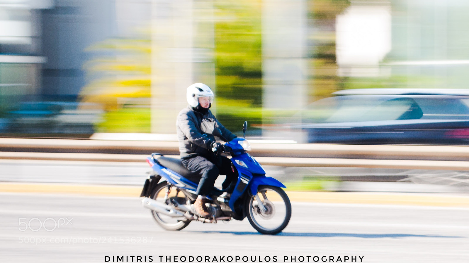 Nikon D5000 sample photo. Athens greece panning photography photography