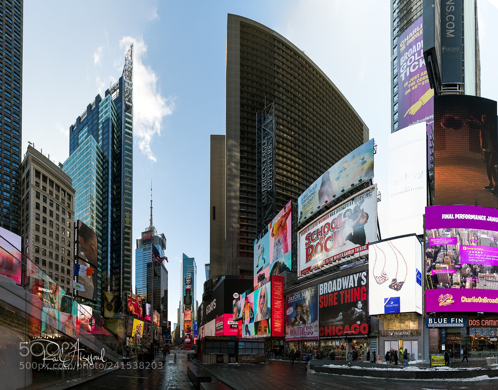 Nikon D850 sample photo. Times square in winter photography