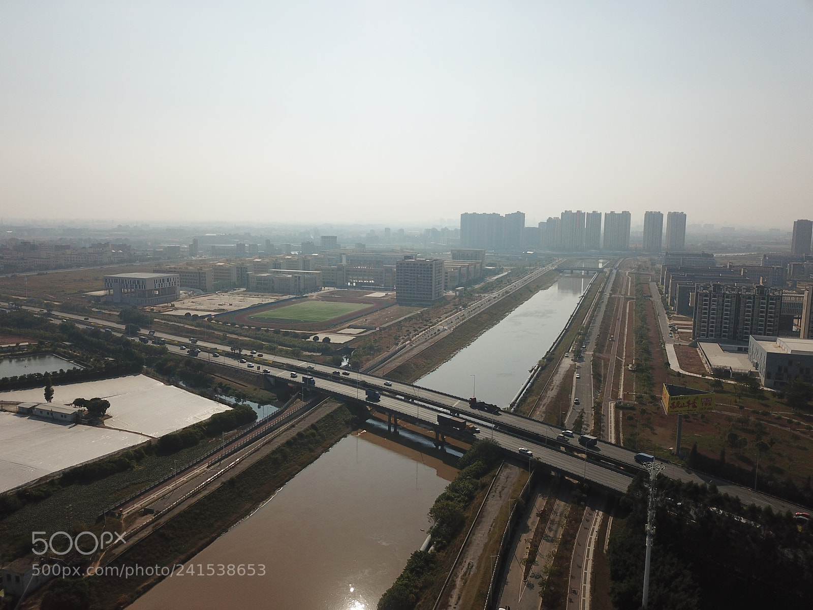 DJI FC220 sample photo. City photography