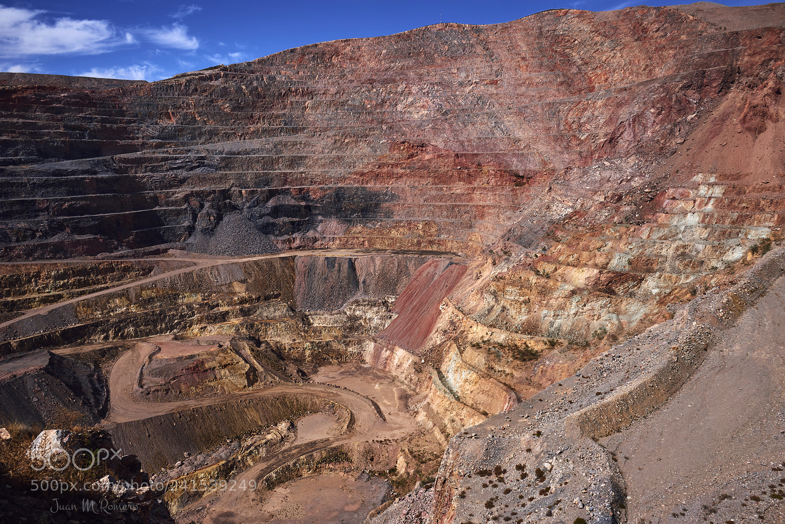 Nikon D800 sample photo. Open pit mine photography