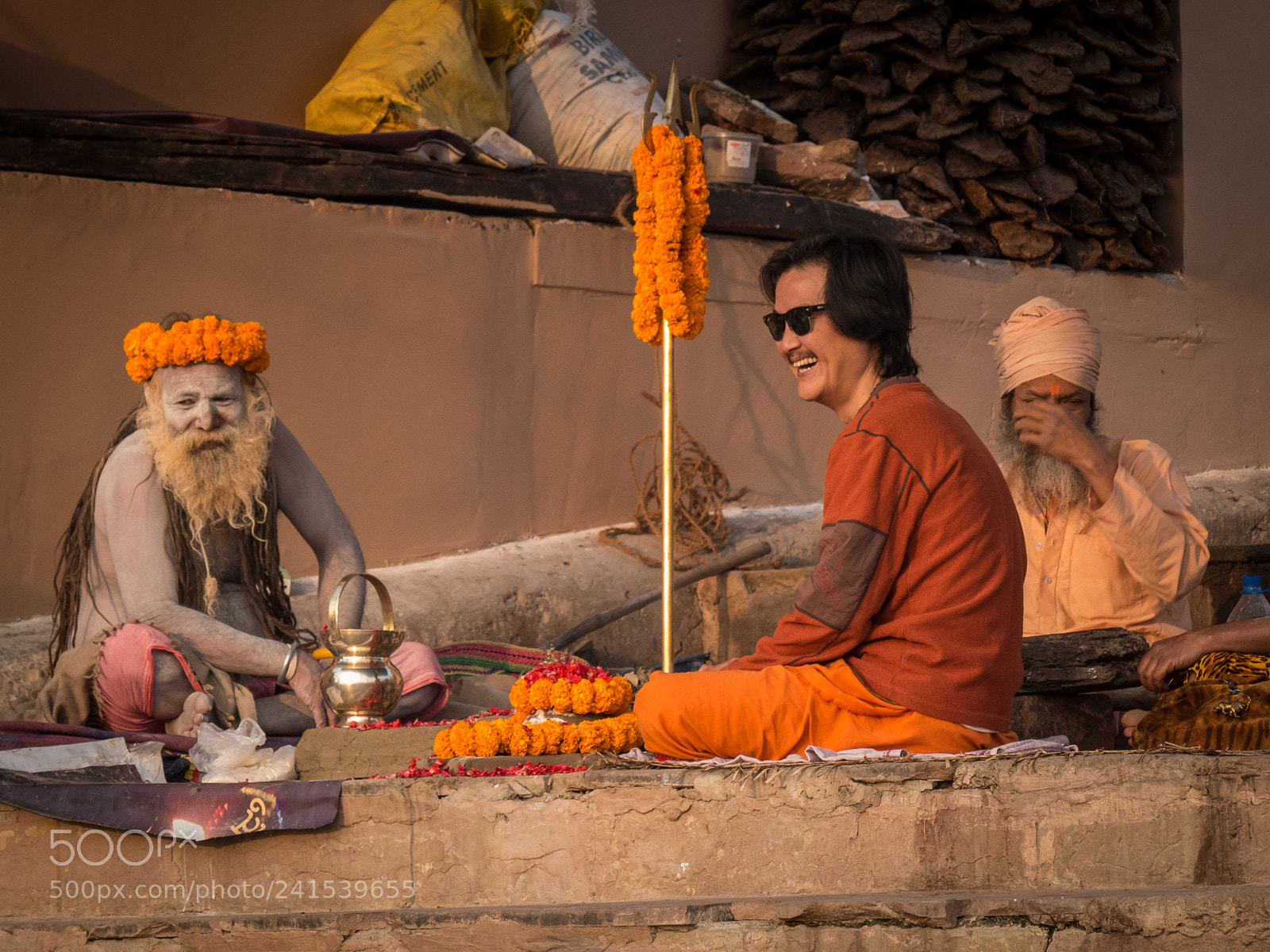 Panasonic Lumix DMC-FZ200 sample photo. Sitting on the ghat photography