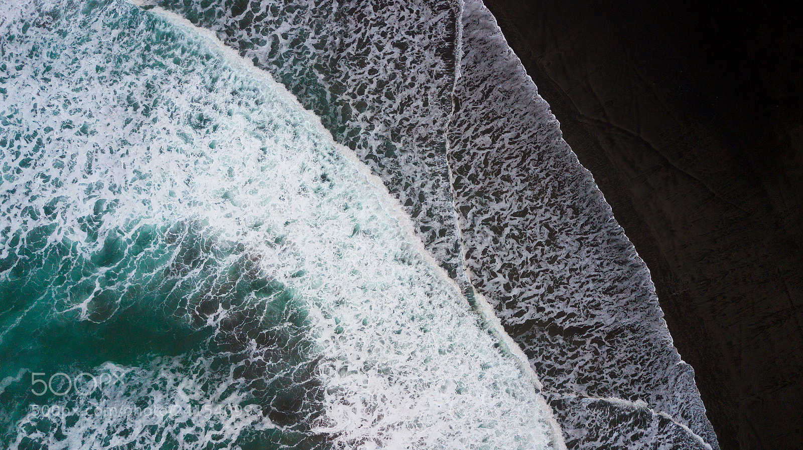 DJI FC220 sample photo. Waves photography