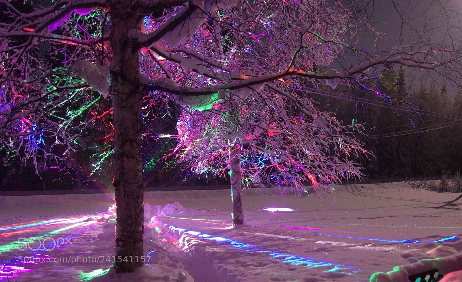 Nikon D3200 sample photo. Night time decorations photography