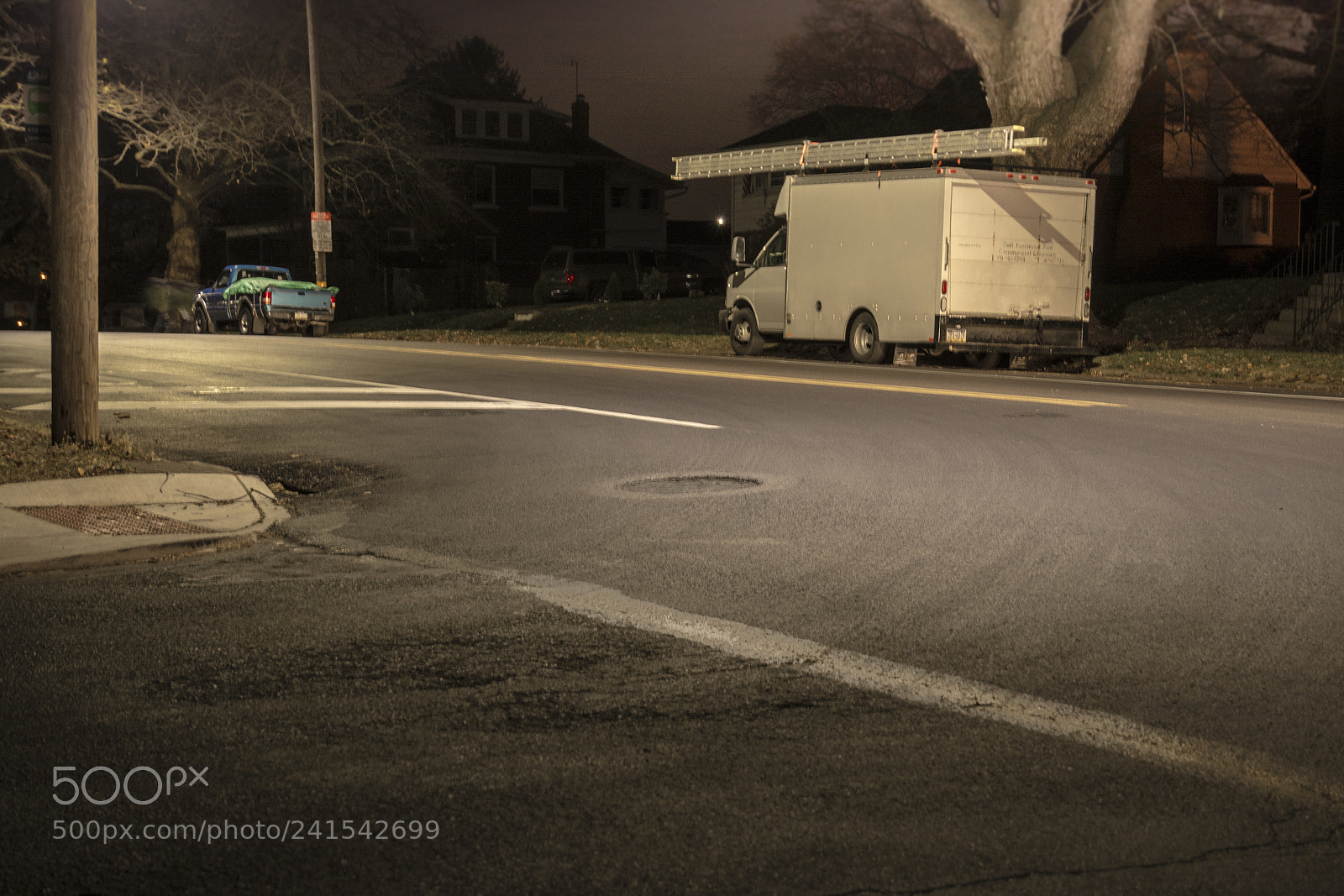 Nikon D7100 sample photo. Ladder truck blue truck photography