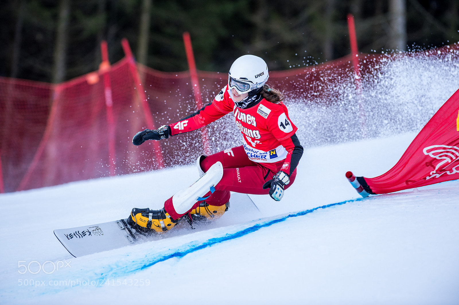 Nikon D4 sample photo. Fis snowboard world cup photography