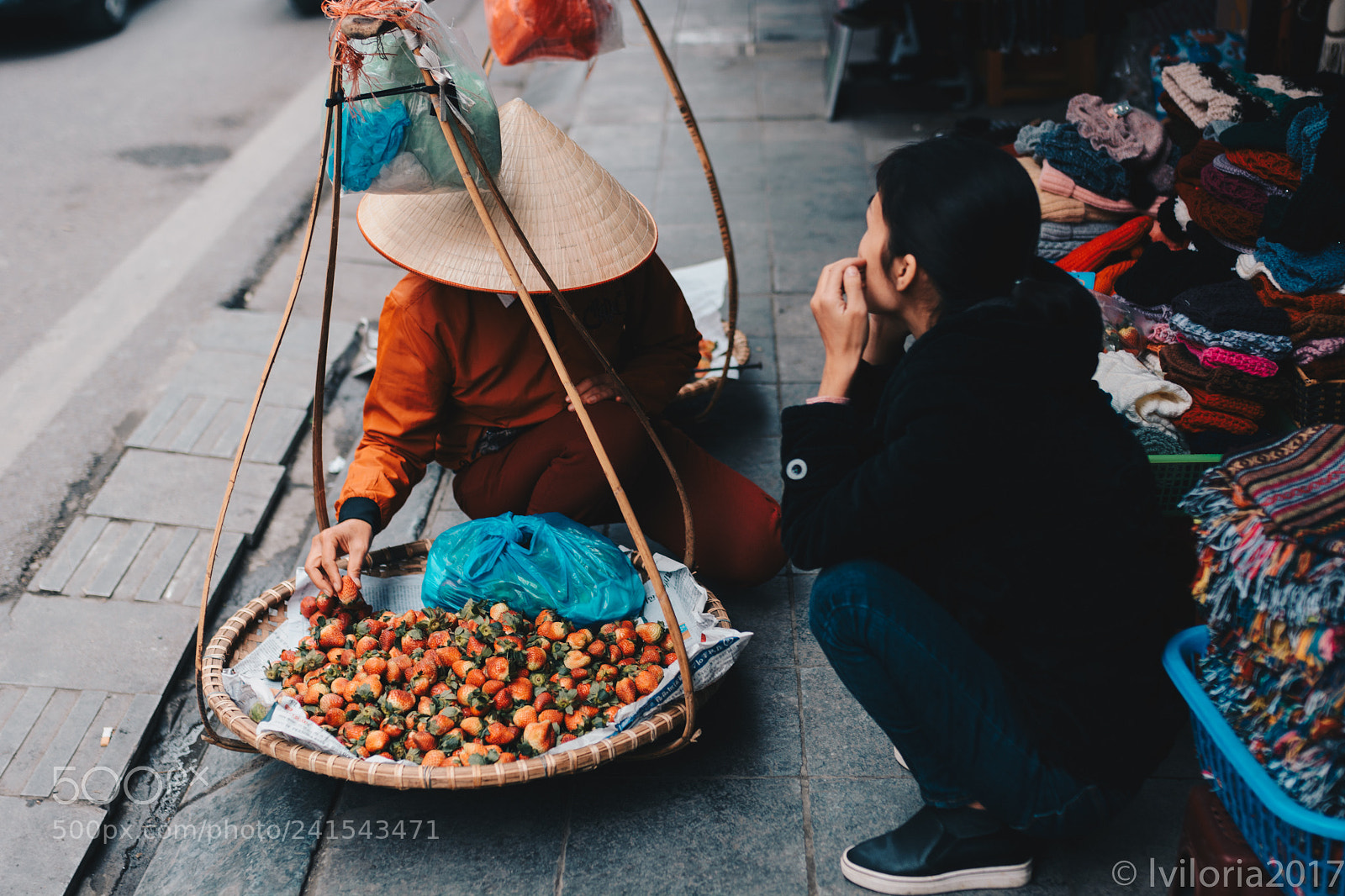 Nikon D7100 sample photo. Strawberry merchant photography