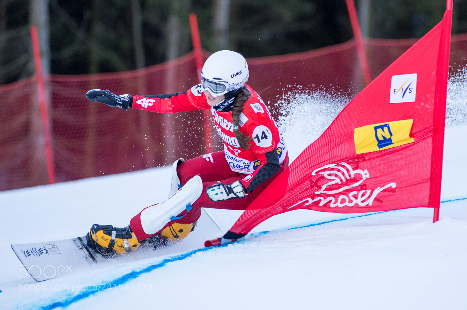 Nikon D4 sample photo. Fis snowboard world cup photography