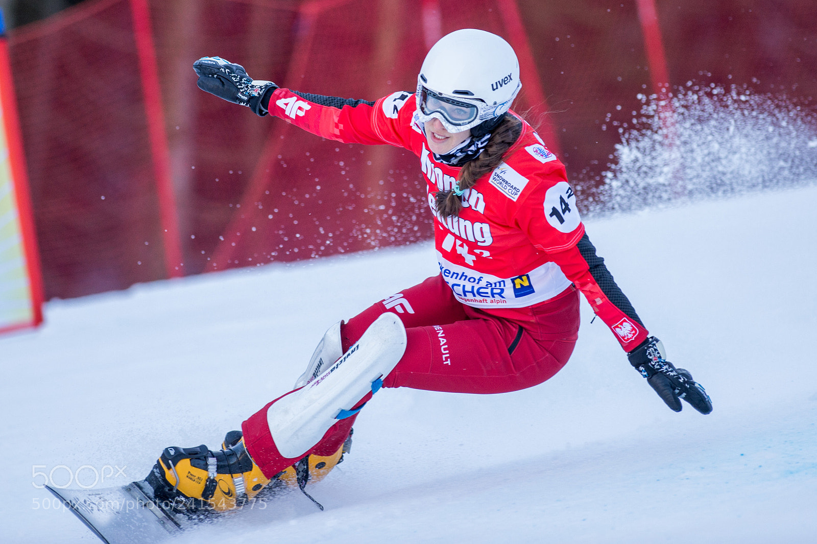 Nikon D4 sample photo. Fis snowboard world cup photography