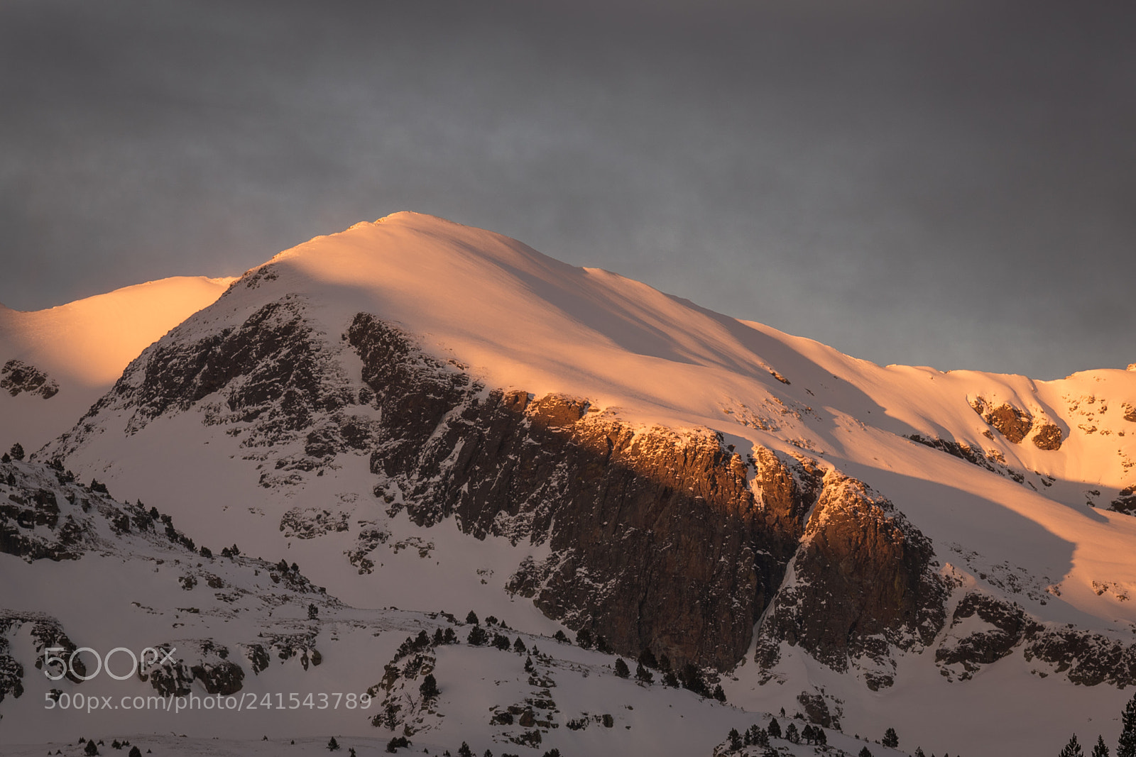 Nikon D5500 sample photo. Sunset in the pyrenees photography