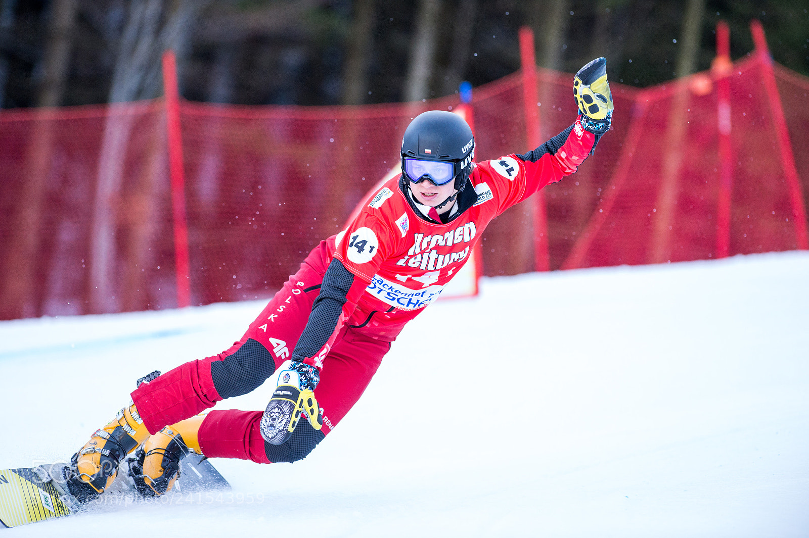 Nikon D4 sample photo. Fis snowboard world cup photography