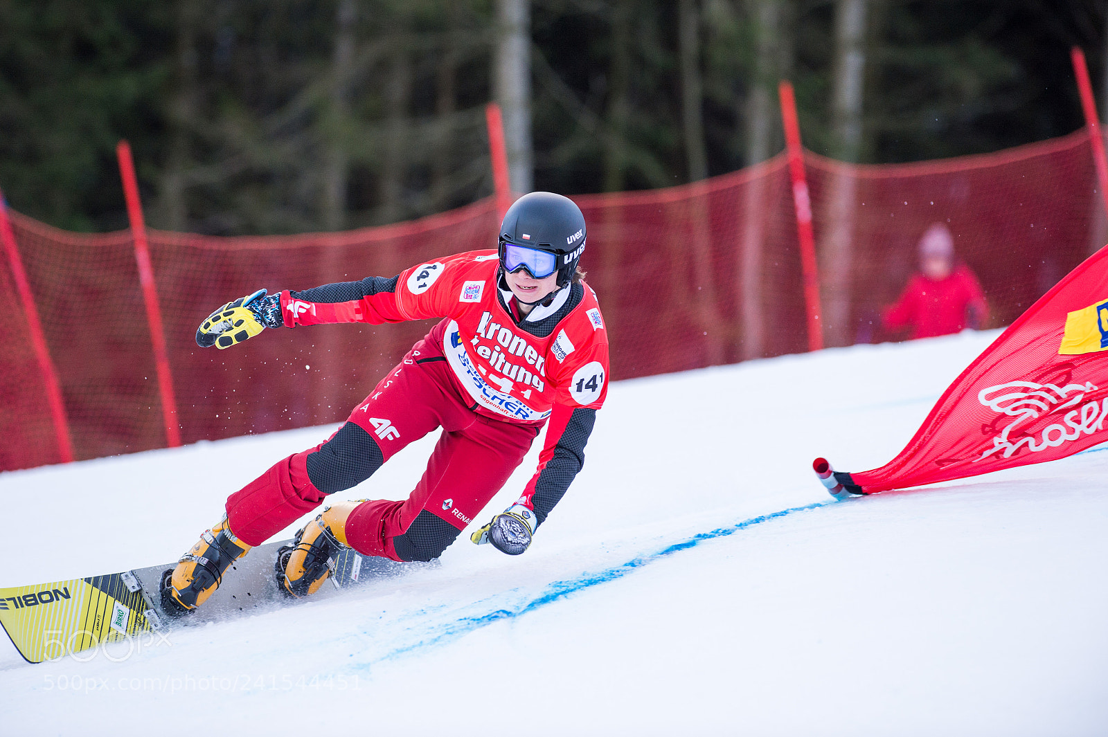 Nikon D4 sample photo. Fis snowboard world cup photography