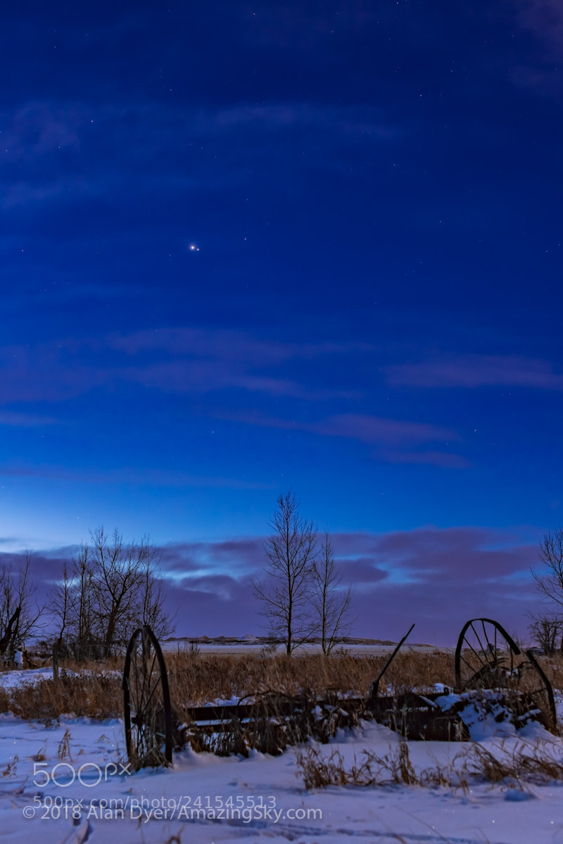 Canon EOS 6D Mark II sample photo. Jupiter and mars in photography