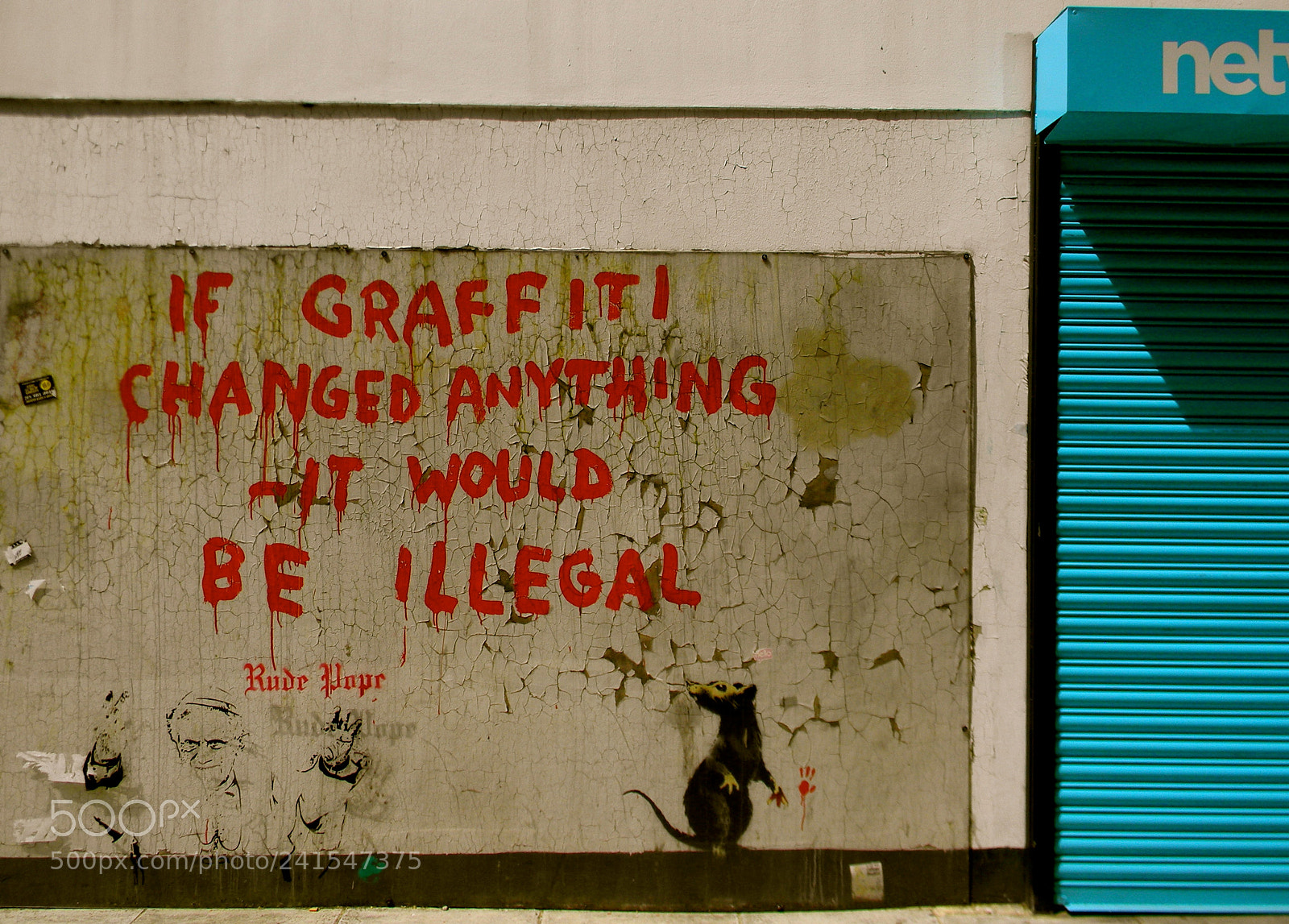 Nikon Coolpix L110 sample photo. Banksy london wall photography