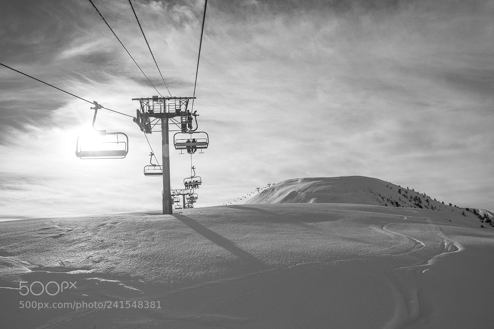 Nikon D5200 sample photo. Alps chairlift photography