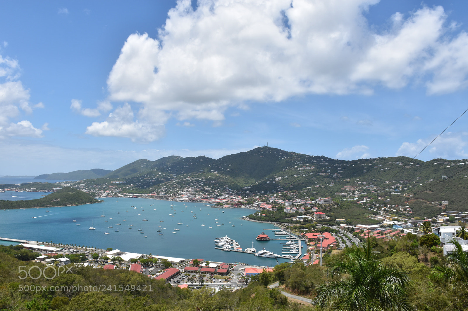 Nikon D5500 sample photo. St thomas harbor photography