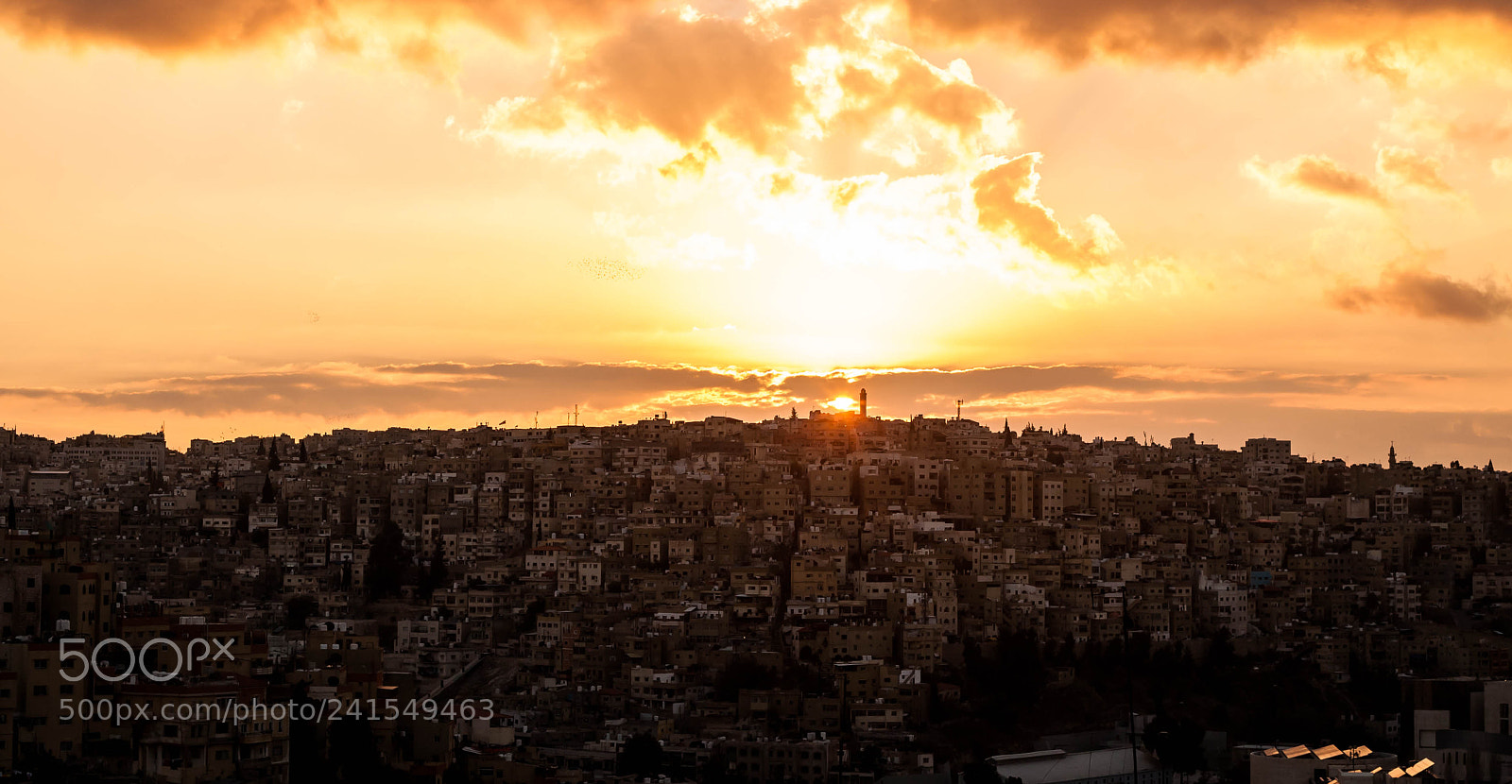 Canon EOS-1D Mark III sample photo. Sunset over amman photography