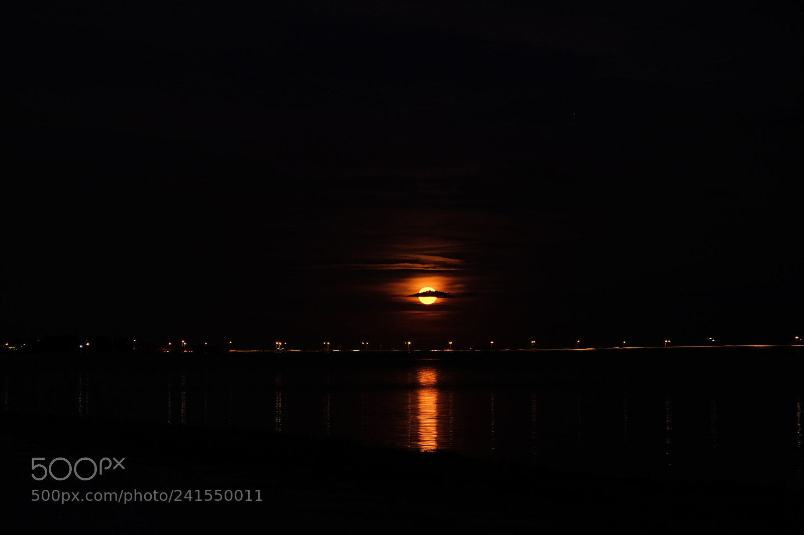 Fujifilm X-E3 sample photo. Moon rise photography