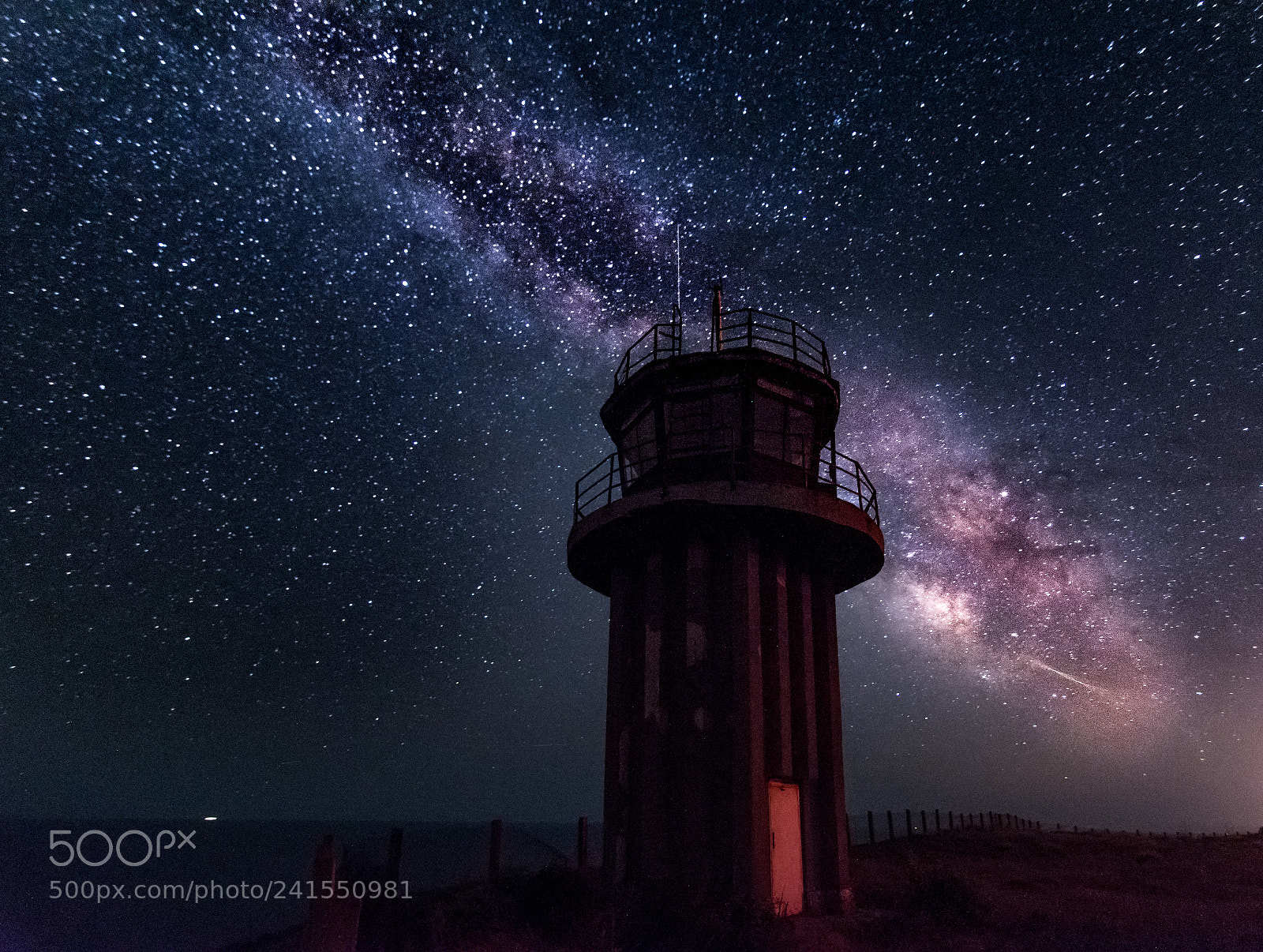 Nikon D7100 sample photo. Lighthouse over milkey way photography
