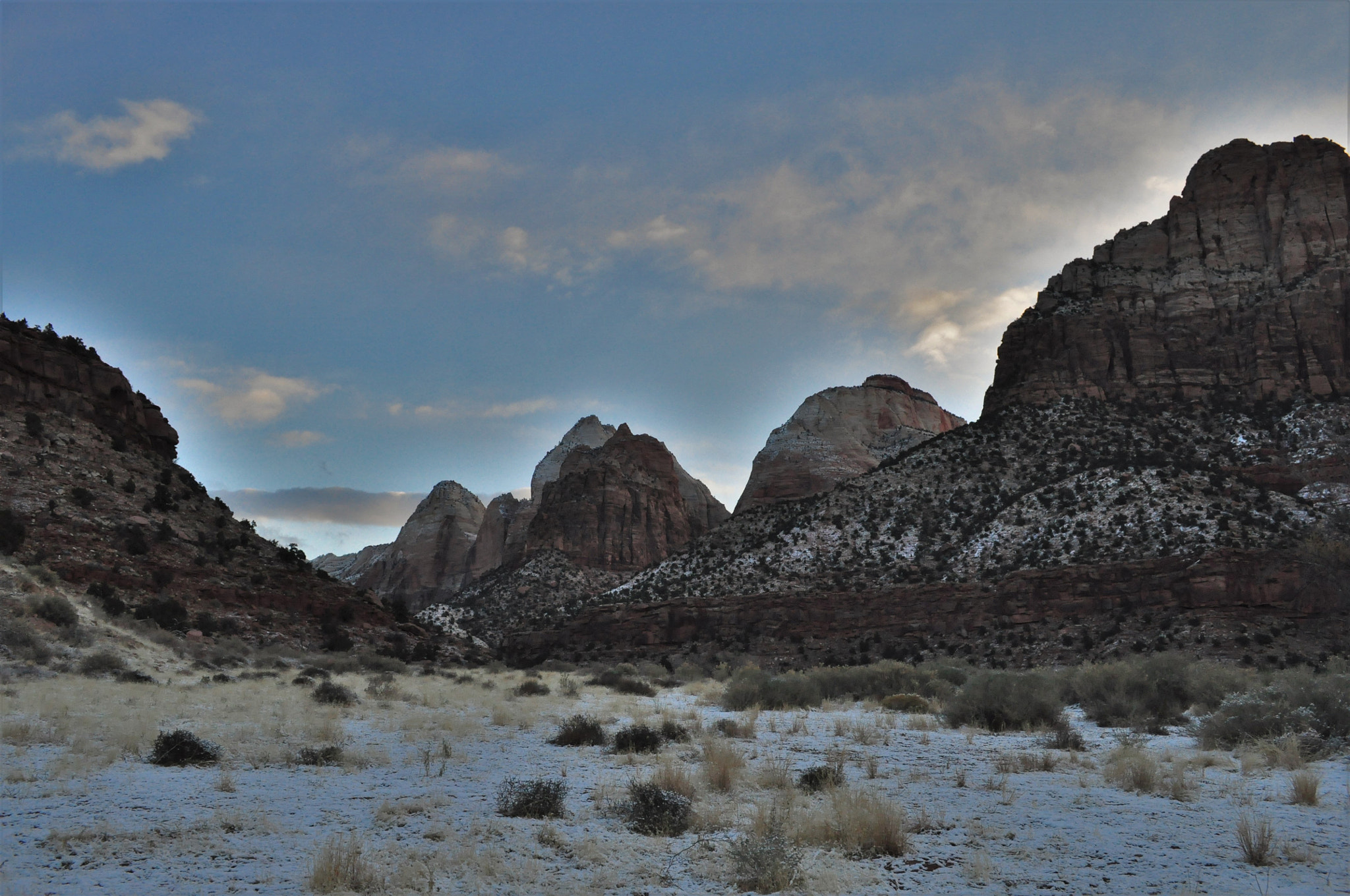 Nikon D90 sample photo. Light snow photography