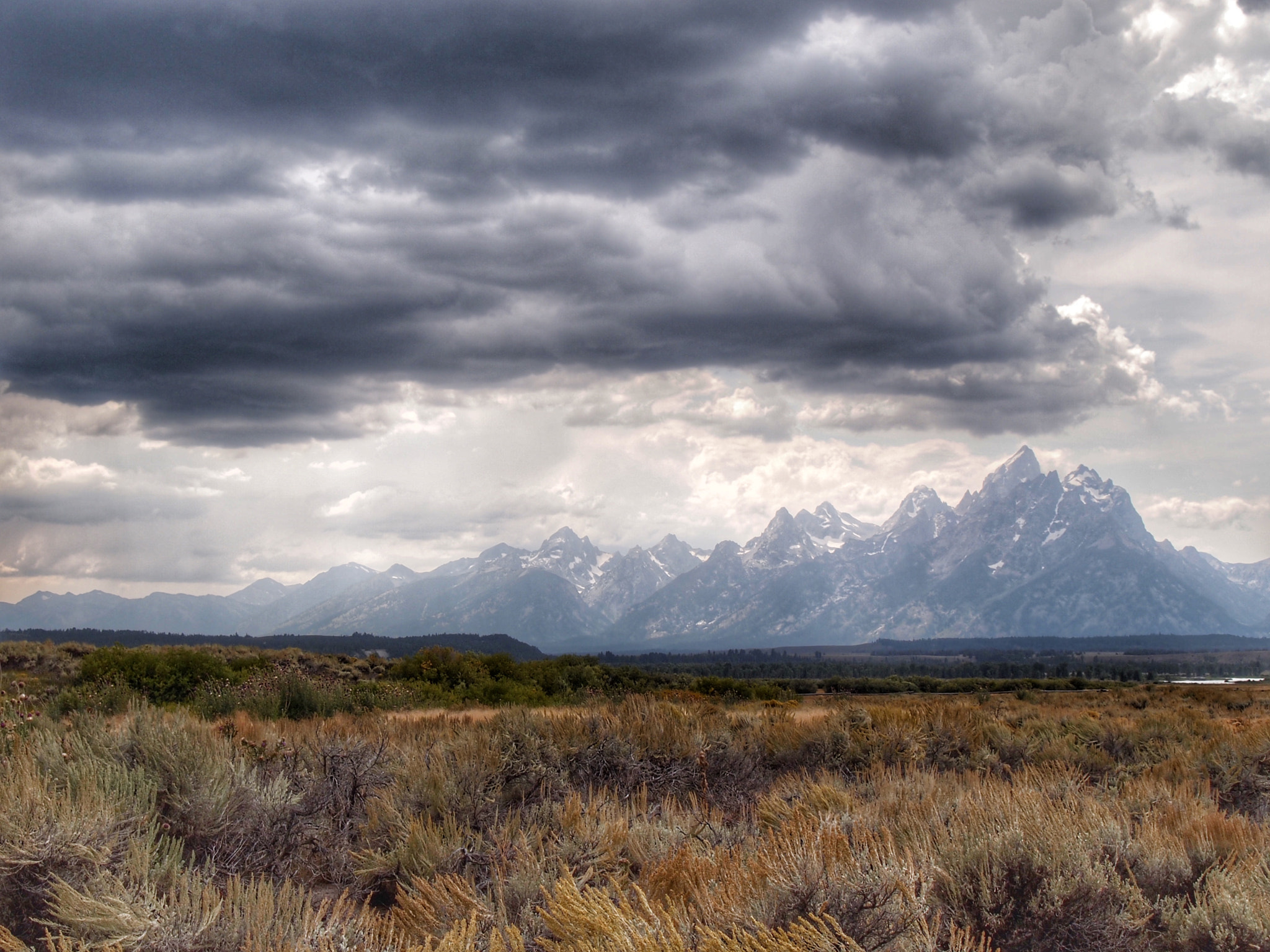 Olympus PEN E-PL2 sample photo. Tetons, wyoming. photography