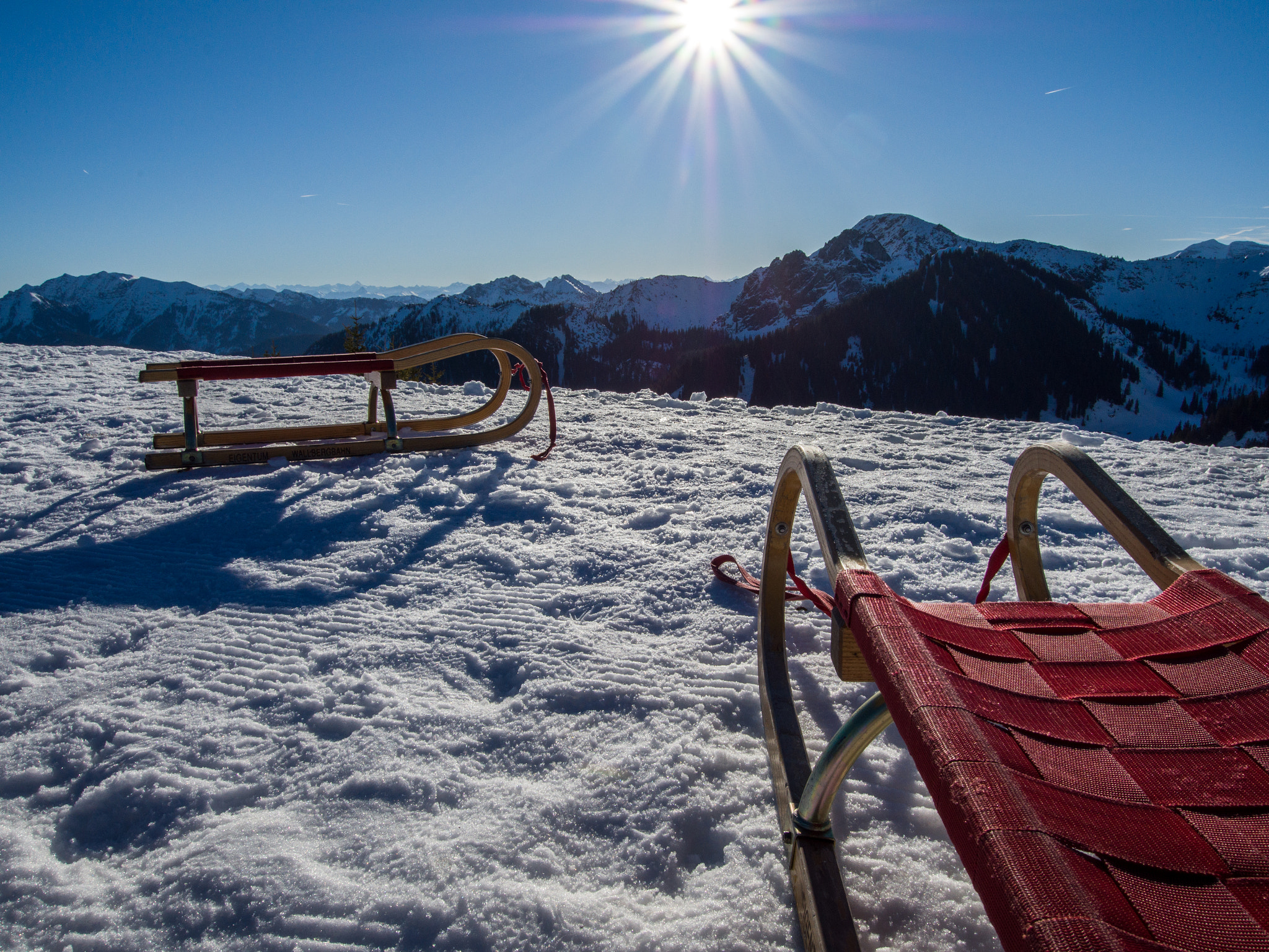 YI TECHNOLOGY M1 sample photo. Sledding fun in tegernsee photography